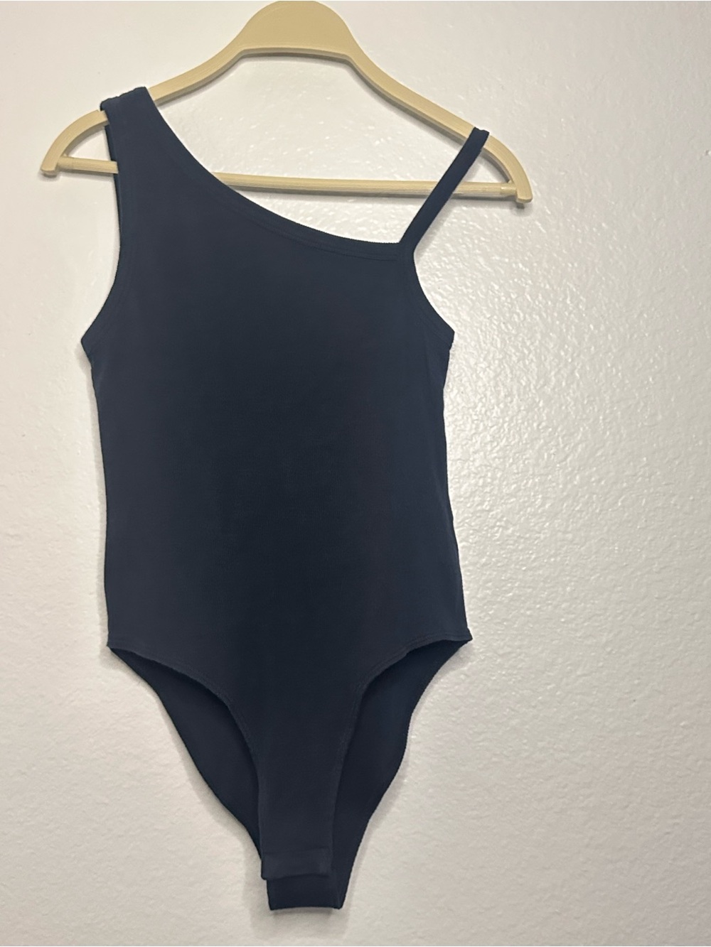 Topshop Kids Navy One-Shoulder Bodysuit